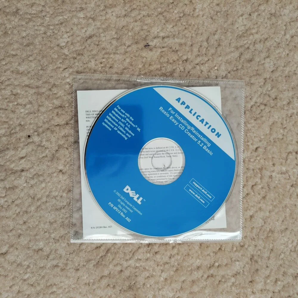 Dell Dimension 4500s Owners Manual, Box and Sealed Disks. EUC